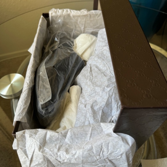 GUCCI NAVY DOUBLE MONK STRAP CAP TOE - Picture 11 of 12